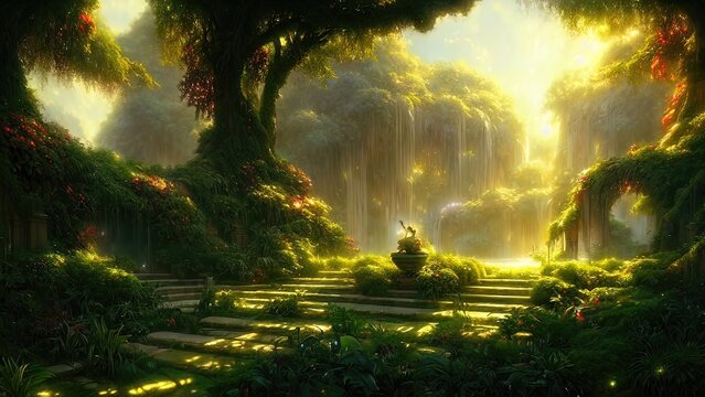Garden of Eden - 3D and CG & Abstract Background Wallpapers on