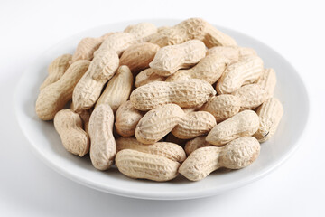 Peanuts on a plate
