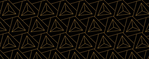 gold elegant triangles in a luxury minimal background