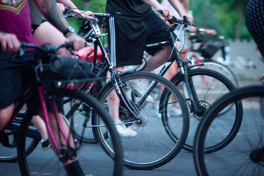 bicycles in the city