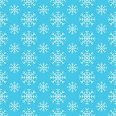 seamless pattern with snowflakes