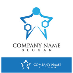 star vector icon template