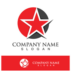 Obraz premium star vector icon template