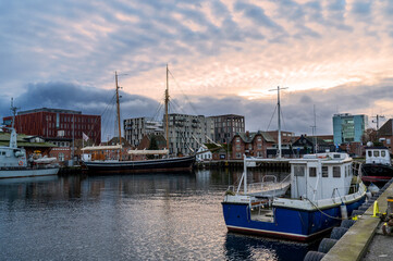 boats in the harbour