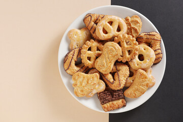 Biscuit cookies assortment