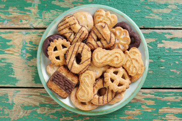 Biscuit cookies assortment