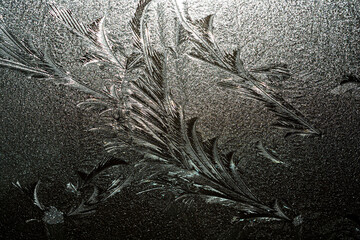 Awsome icepattern on window