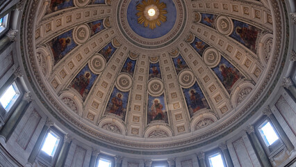 Obraz premium The ceiling design of church