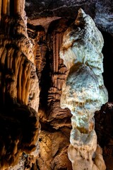Dripstones in the cave