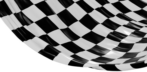 Obraz premium background of checkered flag pattern