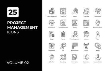 Project Management icons collection.