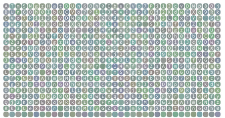 pattern with alphabet