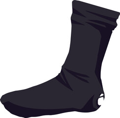 破れた靴下のベクターイラスト
