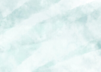 Fototapeta premium くすんだ緑の水彩風の背景素材