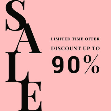 Pink Friday Sale Banner, Post Templates For Social Media.