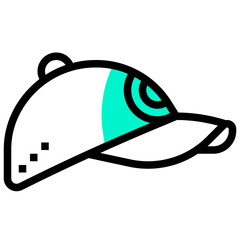 Naklejka premium Cap icon