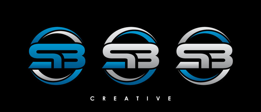 SB Letter Initial Logo Design Template Vector Illustration