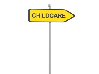 Childcare sign