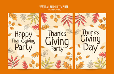 thanksgiving design for advertising, banners, leaflets and flyers