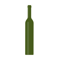 Bottle Green Symbol Silhouette Abstract Flat Icon 