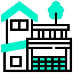 Obraz premium duplex icon