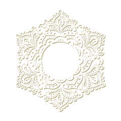 mandala ornamental pattern, vector art