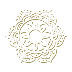 mandala ornamental pattern, vector art