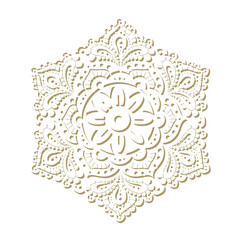 mandala ornamental pattern, vector art