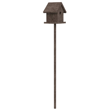 3d rendering illustration of a bird house