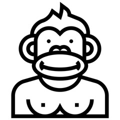 Obraz premium Gorilla icon