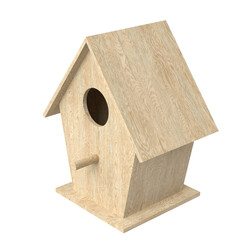 Obraz na płótnie Canvas 3d rendering illustration of a bird house
