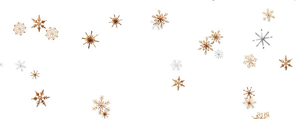 The winter background, falling snowflakes