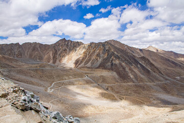 landscape in the himalayas inladakh India