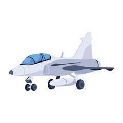 Download isometric icon of aircraft 