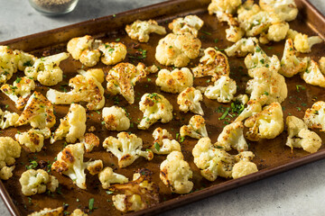Homemade Roasted White Cauliflower