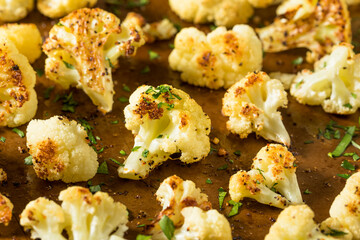 Homemade Roasted White Cauliflower