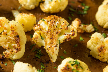 Homemade Roasted White Cauliflower