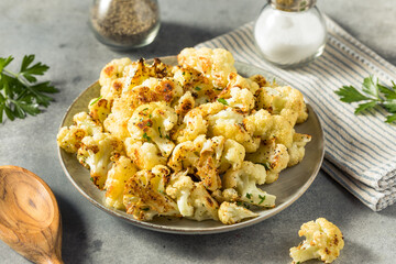 Homemade Roasted White Cauliflower