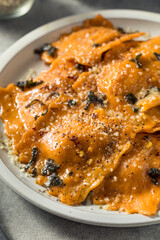 Homemade Butternut Squash Ravioli Pasta