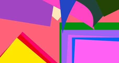 Minimal colorful artworks background for abstract banner design