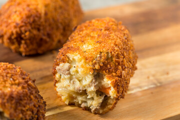 Homemade Japanese Beef Korokke Croquette