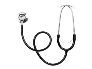Isolated stethoscope. Medicine concept