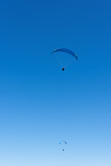 paraglider in the sky