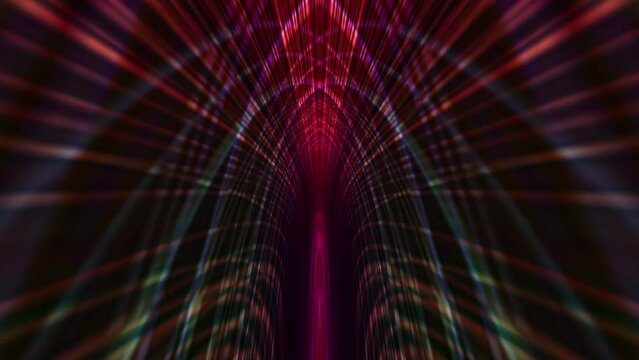 Abstract Cyberspace Animation Background, Loop

