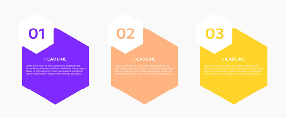 Business infographic timeline with 3 steps option. Business infographic template. Presentation infographics template with timeline process. Infographic timeline process.	