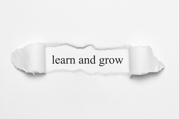 learn and grow