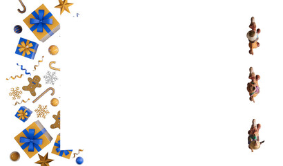 Letter to the wise men with christmas gifts