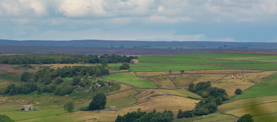 Fototapeta na wymiar A view of The Yorkshire Moors