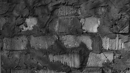 gray background, gray brick wall in the photo