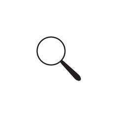 Magnifier Icon In Trendy Flat Style